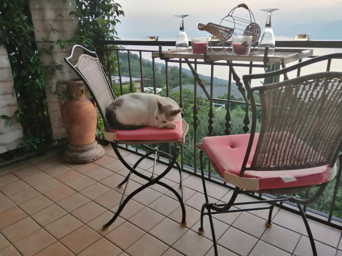 B&B da Paolo con vista Lago di Garda San Zeno di Montagna Esterno foto