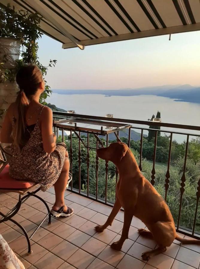 B&B da Paolo con vista Lago di Garda San Zeno di Montagna Esterno foto
