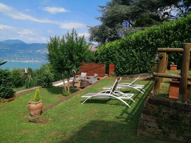 B&B da Paolo con vista Lago di Garda San Zeno di Montagna Esterno foto