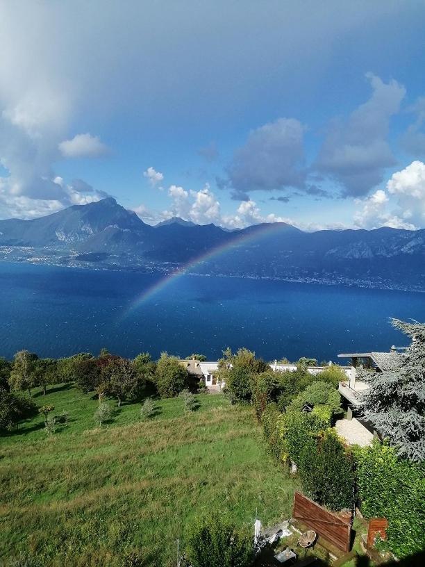 B&B da Paolo con vista Lago di Garda San Zeno di Montagna Esterno foto
