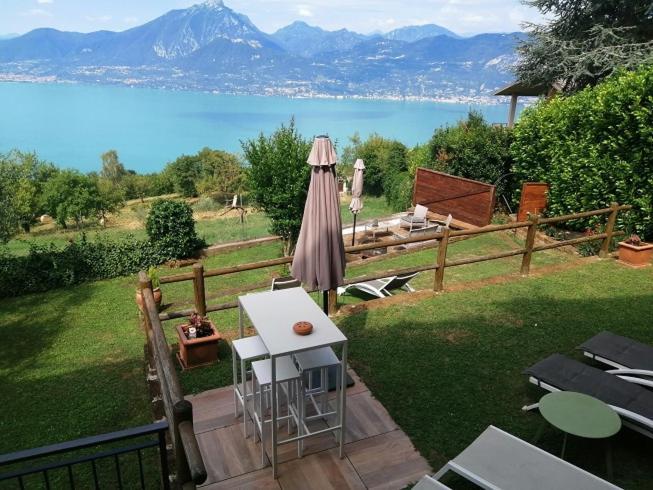 B&B da Paolo con vista Lago di Garda San Zeno di Montagna Esterno foto