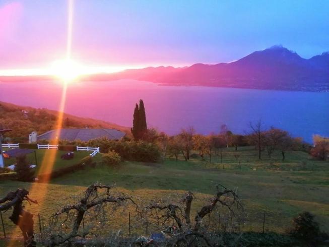 B&B da Paolo con vista Lago di Garda San Zeno di Montagna Esterno foto